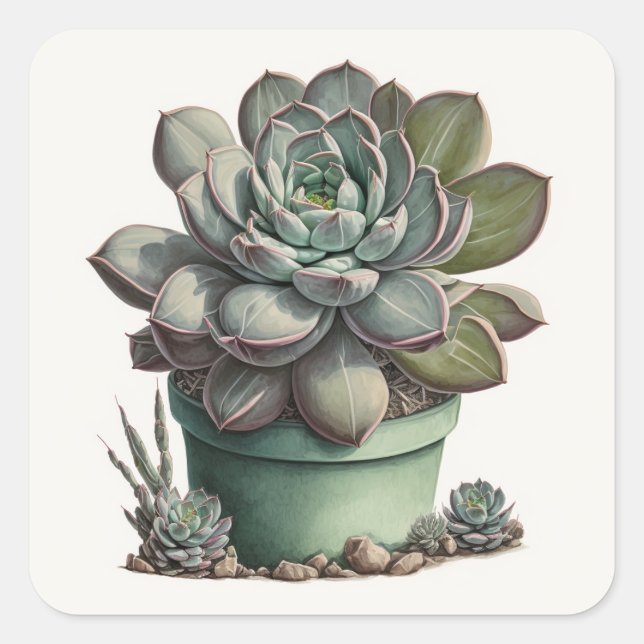 Desert Cactus Sticker (Front)