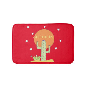 Desert Cactus Sun Thunder_Cove Bath Mat