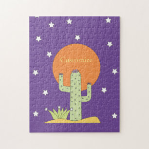 Desert Cactus Sun Thunder_Cove Jigsaw Puzzle