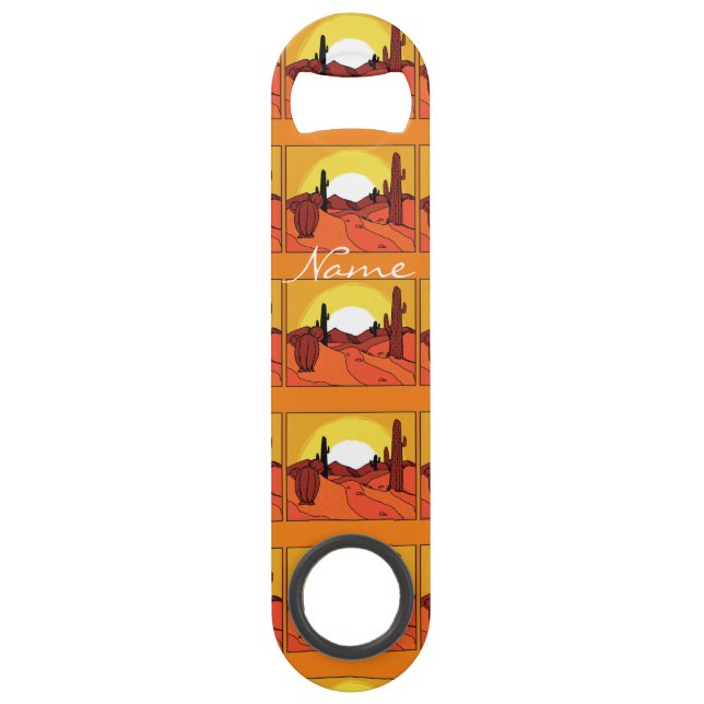 Desert Cactus Sunset Thunder_Cove Bar Key (Front)