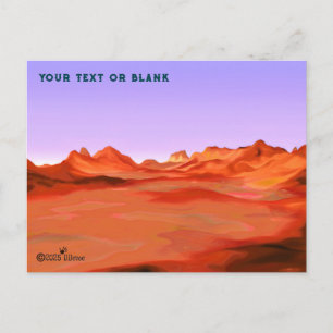 Desert Calm Holiday Postcard