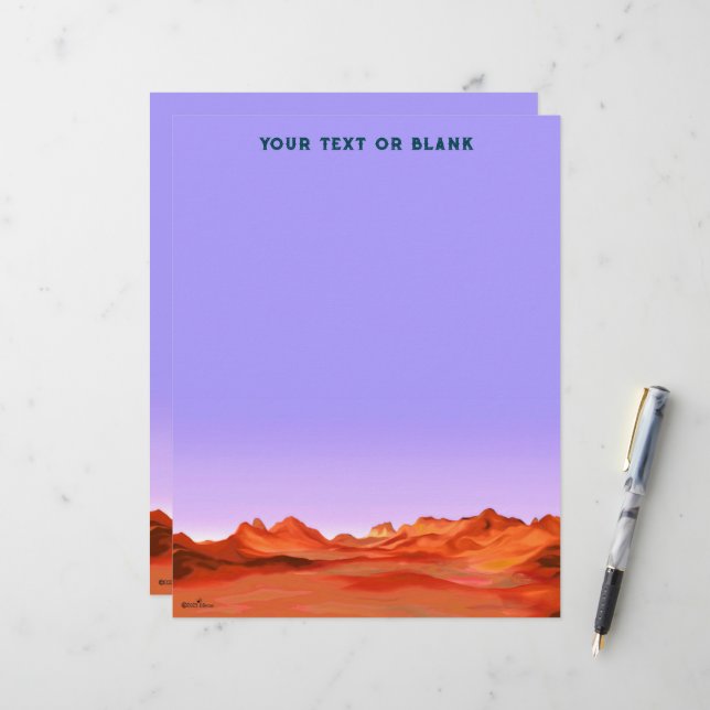 Desert Calm Letterhead (Front/Back In Situ)