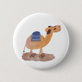 Desert Camel 2 Inch Round Button