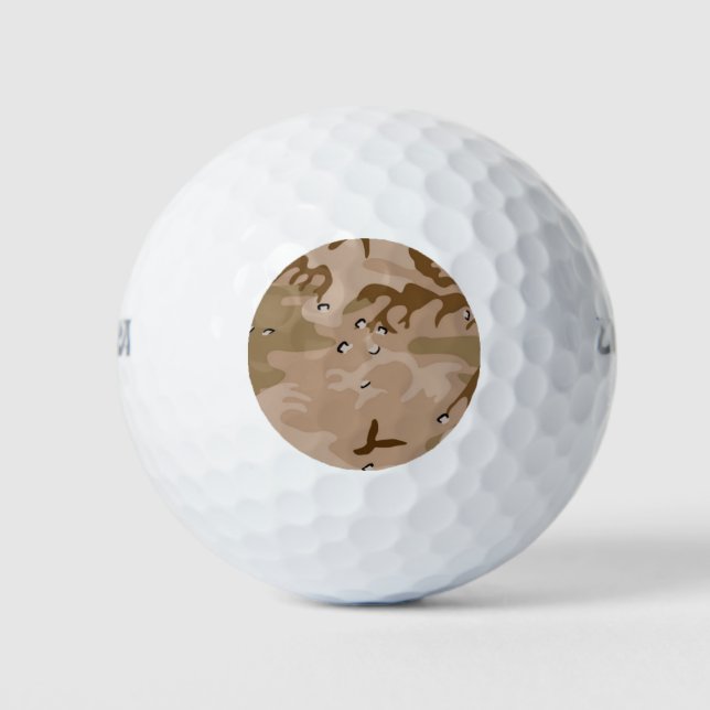Desert Camo Golf Balls (Front)