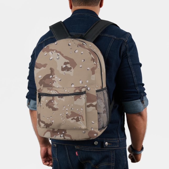 Desert Camo Printed Backpack (Insitu (Model))