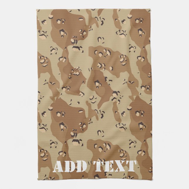Desert Camouflage (1) Kitchen Towel (Vertical)