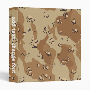 Desert Camouflage Binder