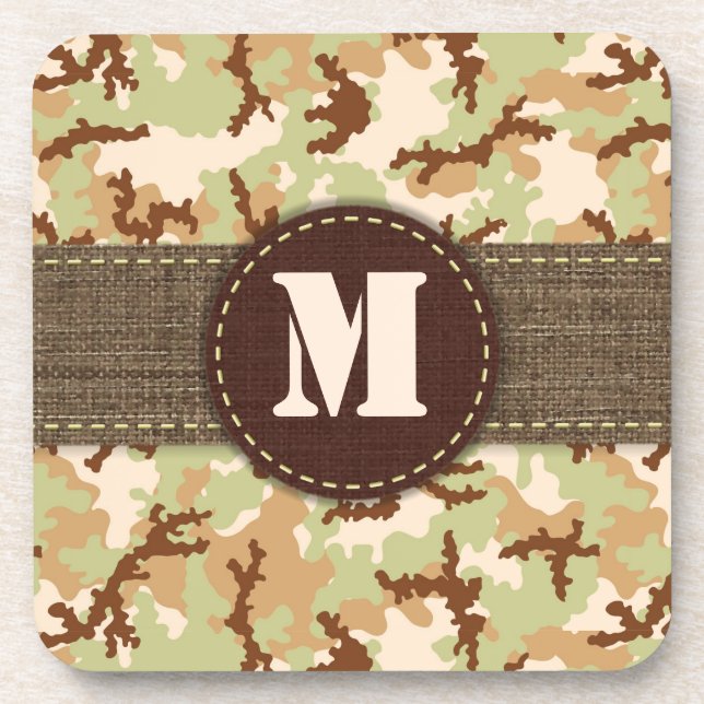 Desert camouflage coaster (Front)