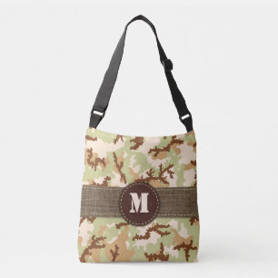 Desert camouflage crossbody bag