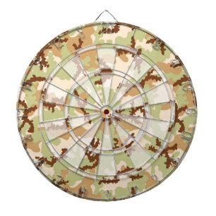 Desert camouflage dartboard