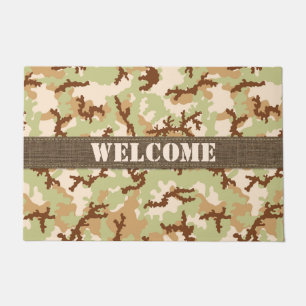 Desert camouflage doormat