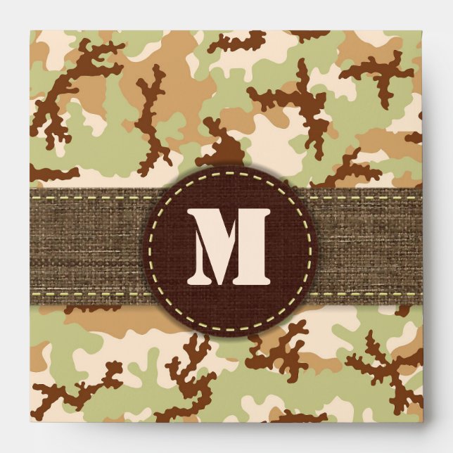 Desert camouflage envelopes (Front)