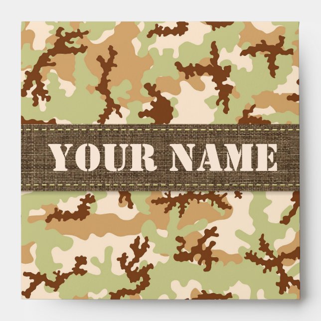 Desert camouflage envelopes (Front)
