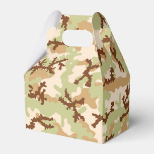 Desert camouflage favor box