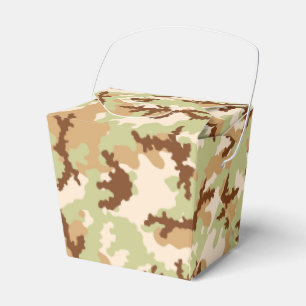 Desert camouflage favor box