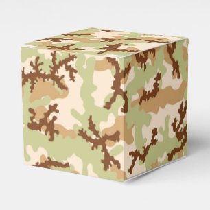 Desert camouflage favor box