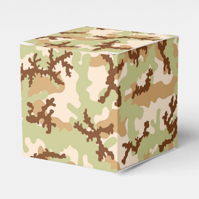 Desert camouflage favor box (Front Side)