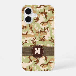 Desert Camouflage iPhone 16 Case
