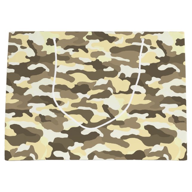 Desert Camouflage Large Gift Bag (Front)