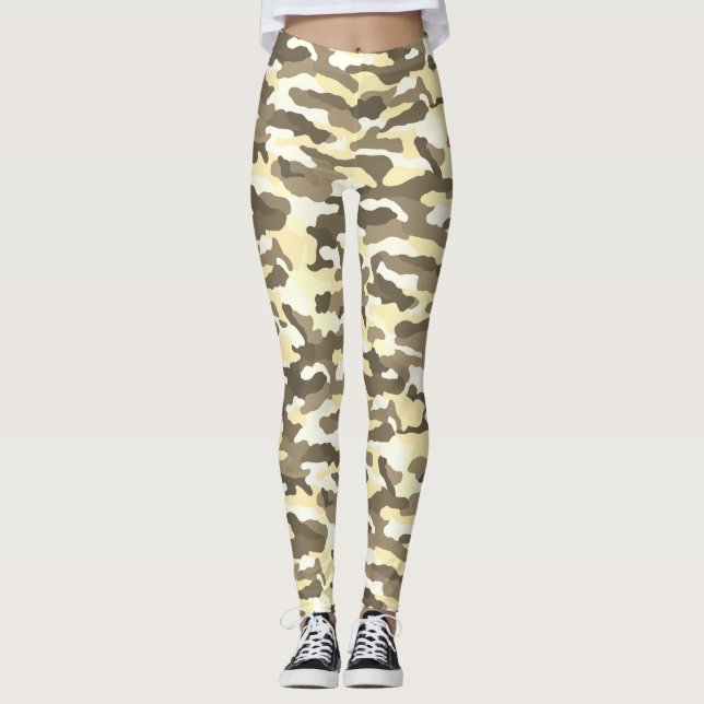 Desert Camouflage Leggings (Front)