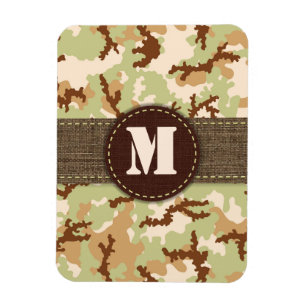Desert camouflage magnet