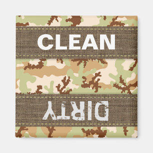 Desert camouflage magnet