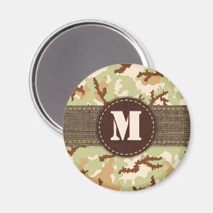 Desert camouflage magnet