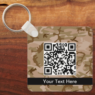 Desert Camouflage, Military, Army Keychain
