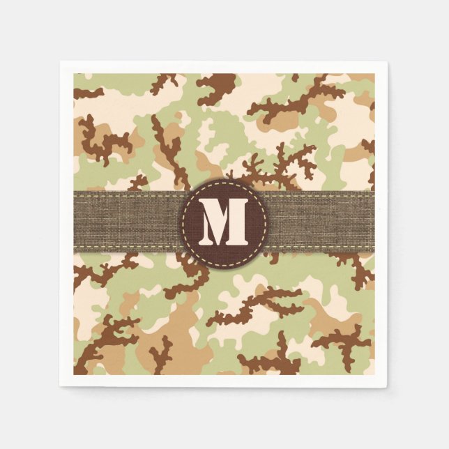 Desert camouflage napkin (Front)