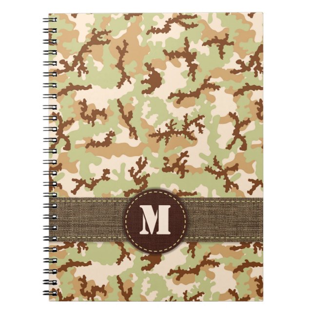Desert camouflage notebook (Front)