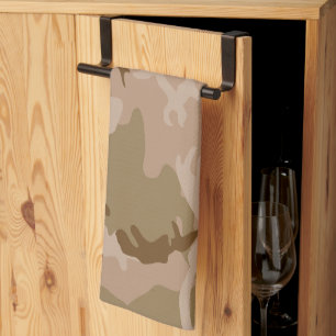 Desert Camouflage Pattern, Military Pattern, Army Kitchen Towel