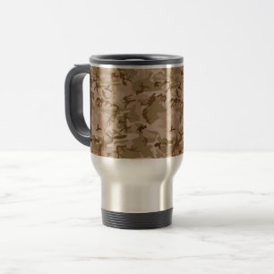 Desert Camouflage Pattern, Military Pattern, Army Travel Mug