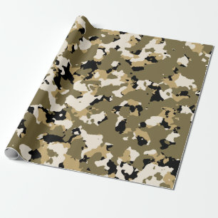 Desert Camouflage Pattern Wrapping Paper