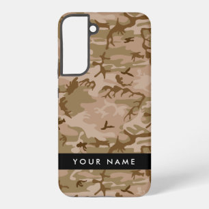 Desert Camouflage Pattern, Your name, Personalize Samsung Galaxy Case
