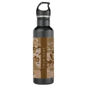 Desert Camouflage Pebbles, Your name, Personalize 710 Ml Water Bottle