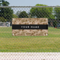 Desert Camouflage Pebbles, Your name, Personalize