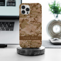Desert Camouflage Pebbles, Your name, Personalize