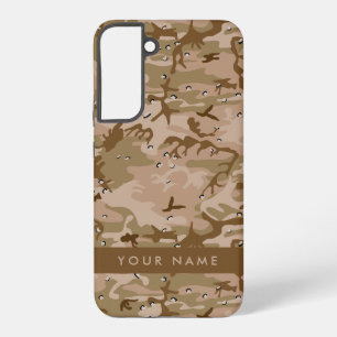 Desert Camouflage Pebbles, Your name, Personalize Samsung Galaxy Case