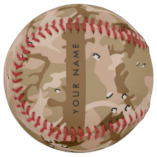 Desert Camouflage Pebbles, Your name, Personalize Softball