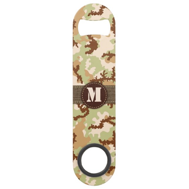Desert camouflage speed bottle opener (Front)