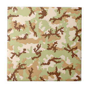 Desert camouflage tile