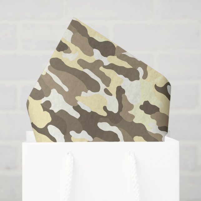 Desert Camouflage Tissue Paper (Gift Bag)