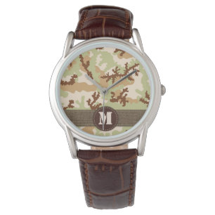 Desert camouflage watch