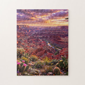 Desert Canyon at Sunrise Jigsaw Puzzle