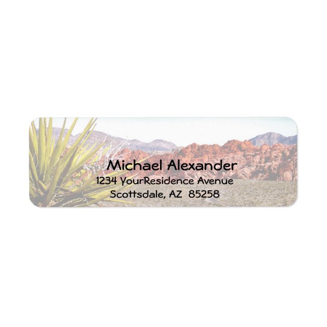 Desert Canyon View address labels (Front)