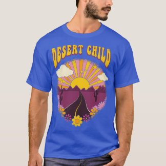 Desert Child Sunset Landscape Van Life Travel Vint T-Shirt
