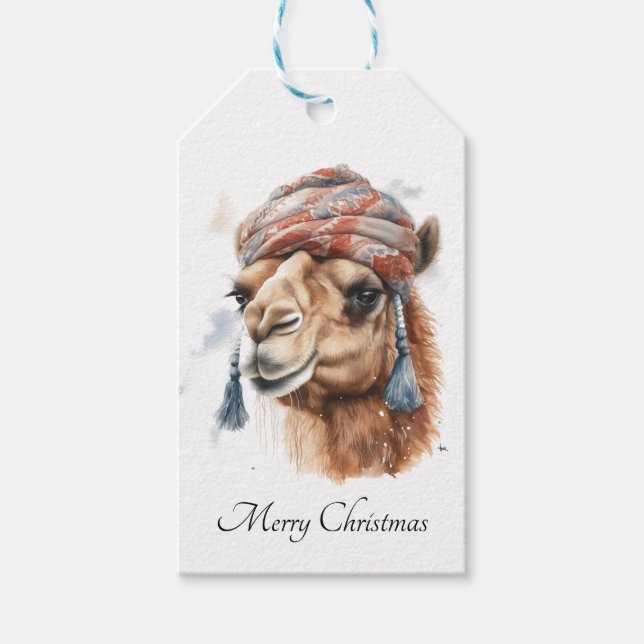 Desert Christmas Joy, custom Gift Tags (Front)