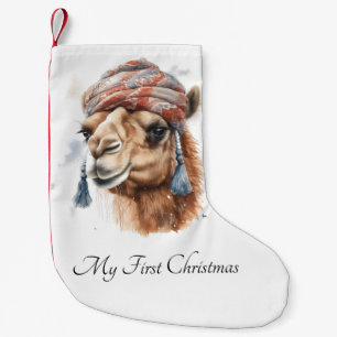 Desert Christmas Joy, custom Small Christmas Stocking