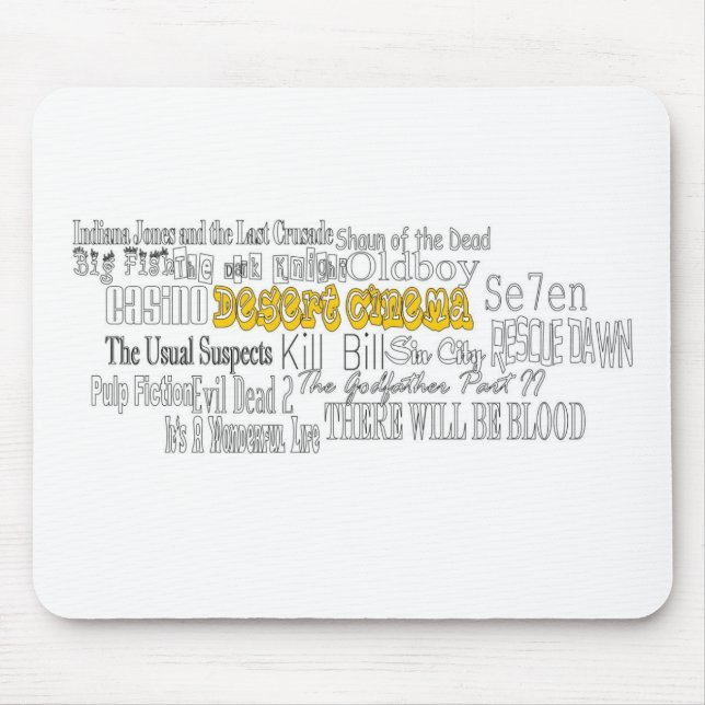 Desert Cinema Mousepad (Front)