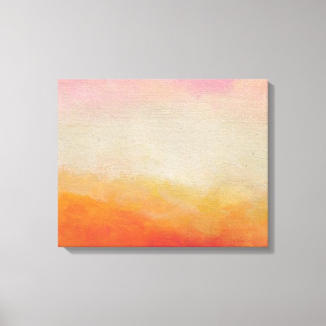 Desert Colours Abstract Landscape Painting Canvas Print (Front)